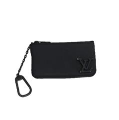PRE OWNED LOUIS VUITTON KEY POUCH BLACK